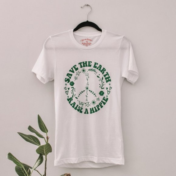 Save The Earth Raise A Hippie Tee - Picture 3 of 4